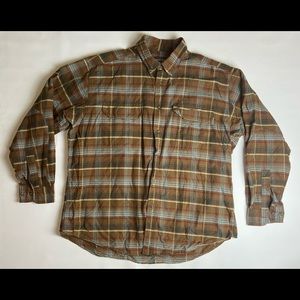 Nutmeg Woolrich Flannel Size Large.